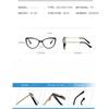 Neue Vintage Cat Eye Lesebrille Unisex Ultraleichter Metallrahmen Blaulichtfilter Presbyopie Brille Damen Beliebte Brillen