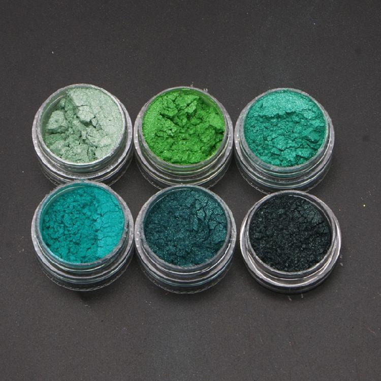 10Pcs Mica Powder for Resin Cosmetic Pearl Powder for Nails Decor Makeup DIY