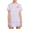 Sportswear T-Shirt SS25 Comfortable Versatile Fashion Soft Short Sleeve Kids Tops Pink Purple HQ3234537
