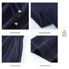 Women's High-Waist Ice Silk Faux Denim Shorts