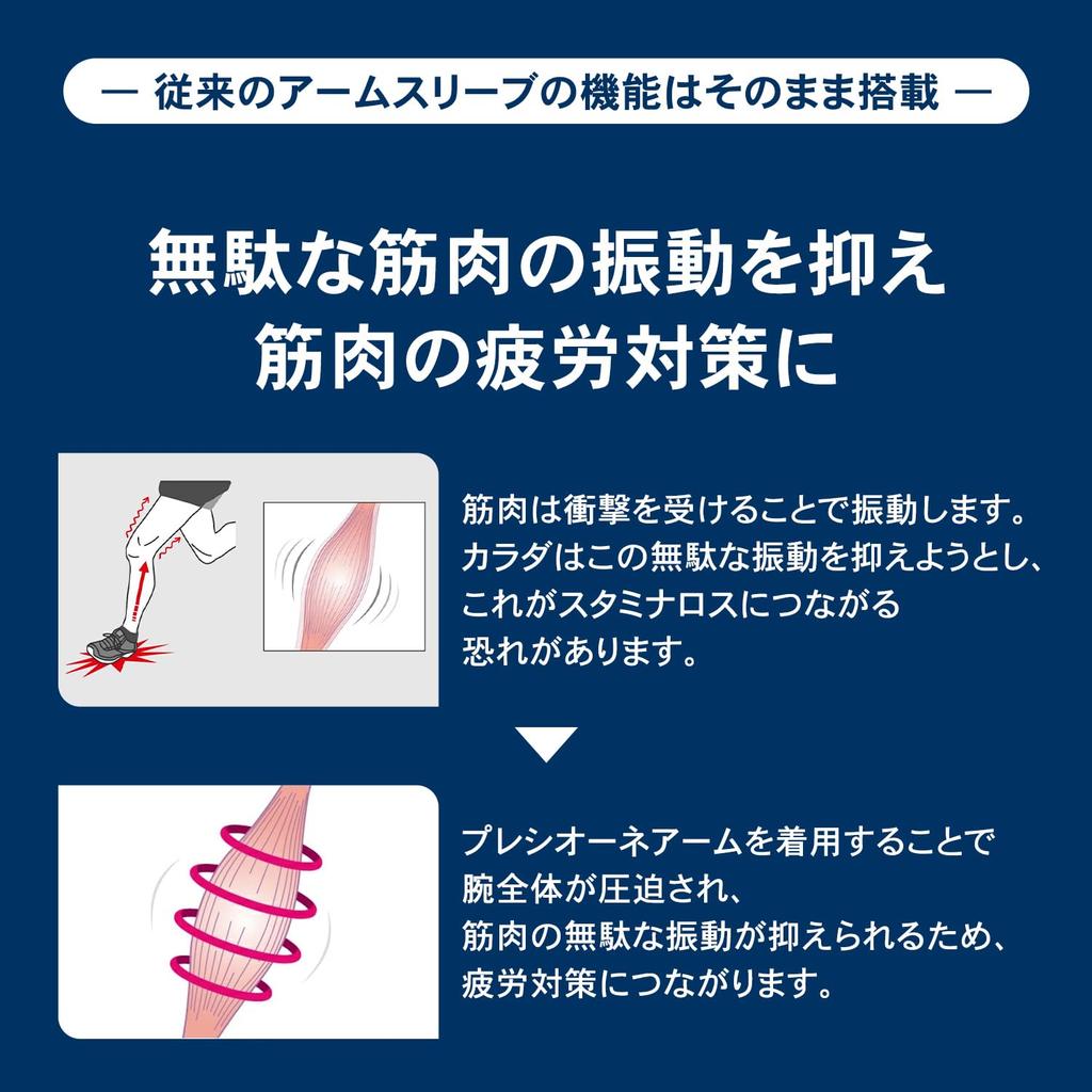 ZAMST Pressione ARM Compression Arm Covers for All Sports and Fits Both Size 386011 Running, Arms, Gray, Small,