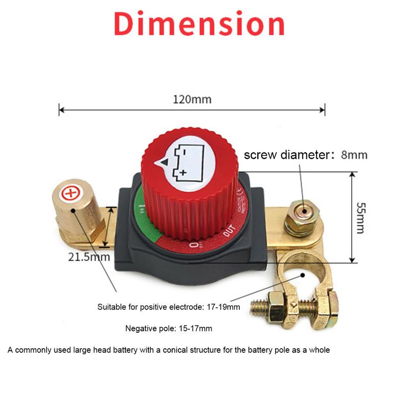 Car Battery Switch Marine Battery Switch Moisture Protection Switch Robust Materials Design Safety Disconnect Switch