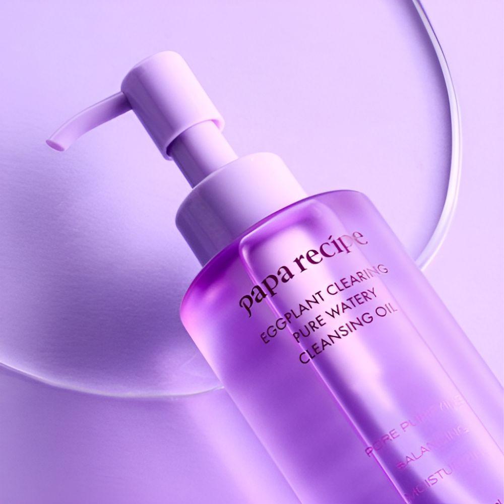 Papa Recipe Eggplant Pore Clearing Pure Watery Cleansing Oil 150ml Makeup Remover & Blackhead Care