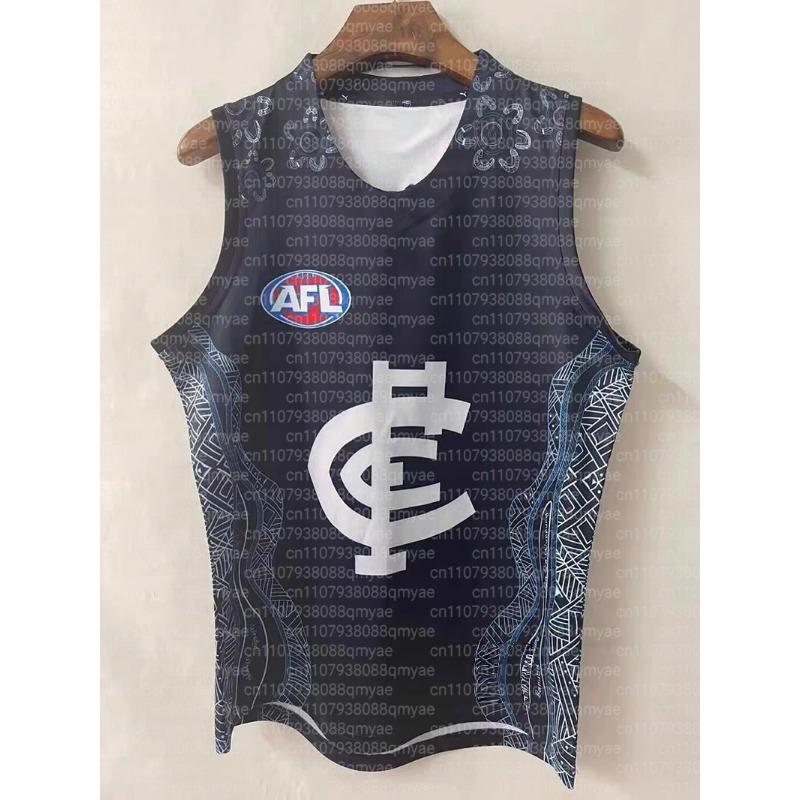 Camiseta Nueva AFL Australia Padre-Hijo Impresa en 3D para Adultos y Niños Secado Rápido Transpirable Chaleco Deportivo para Exteriores