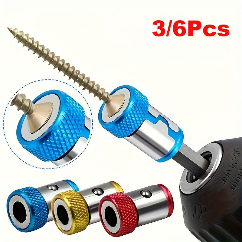 Clearance_Magnetic Ring Cross Phillips Screwdriver Bit Holder 6.35mm 1/4 Universal Alloy Anti-corrosion Strong Magnetizer Power
