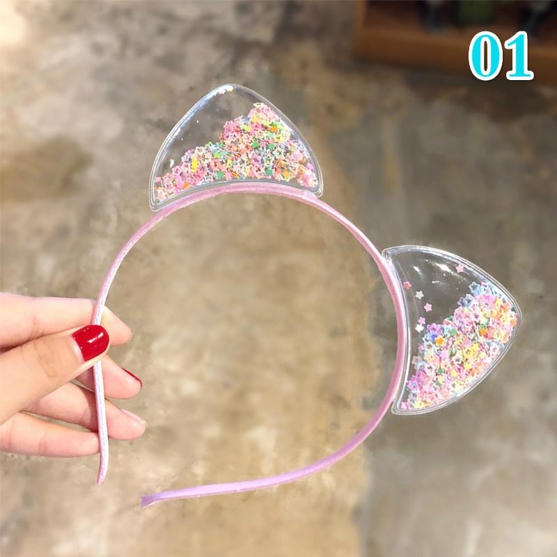 Baby Girls Hairband Cat Ears Headband Princess Head Wrap Hair Band Kids Hair Accessories