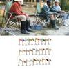 30 Pcs Iron Plate Lure Various Size Weight Colors Vivid Bright Colorful Stickers Metal Fishing Bait