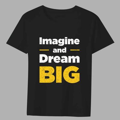 T-shirt Noir Basique Classique pour Homme Série Impression de Phrases Inspirantes Coupe Ajustée Décontractée Col Rond Jeune Confortable Manches Courtes