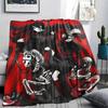1PZ Coperta in Flanella con Stampa Black Butler, Alta Qualità per Tutte le Stagioni, Decorazione per la Casa, Calore e Comfort, Perfetta per Regali di Natale