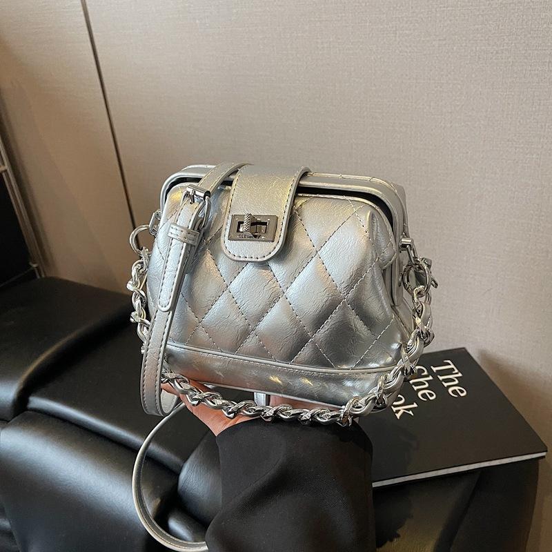 New Chain Handbag Women's Leather Shoulder Bag Fashionable Versatile Messenger Bag