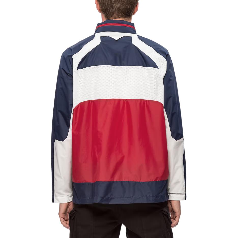 Adidas Originals Color Block Retro Sports Stand Collar Jacket Men Jacket Blue BQ0936