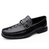Fashion New Crocodile Pattern Summer Loafers Luxury Brand Slip on Flats Genuine Leather Dress Driving Moccasins Casual Leather Footwear