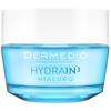 Dermedic Hydrain3 Hialuro Gel-Crème Ultra-Hydratant 50g avec Acide Hyaluronique pour Peaux Sèches Hydratation Profonde
