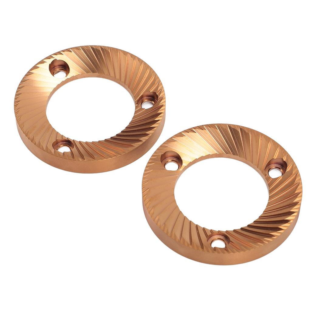 2PCS Coffee Grinder Flat Burr 64mm Titanium Plated Multi Purpose Flat Burr for DF64 DF64P DF64E