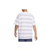 Nike Barcelona Striped Loose Fit Crew Neck Short Sleeve Drop Shoulder T-Shirt Men T-Shirts White FN2657-100