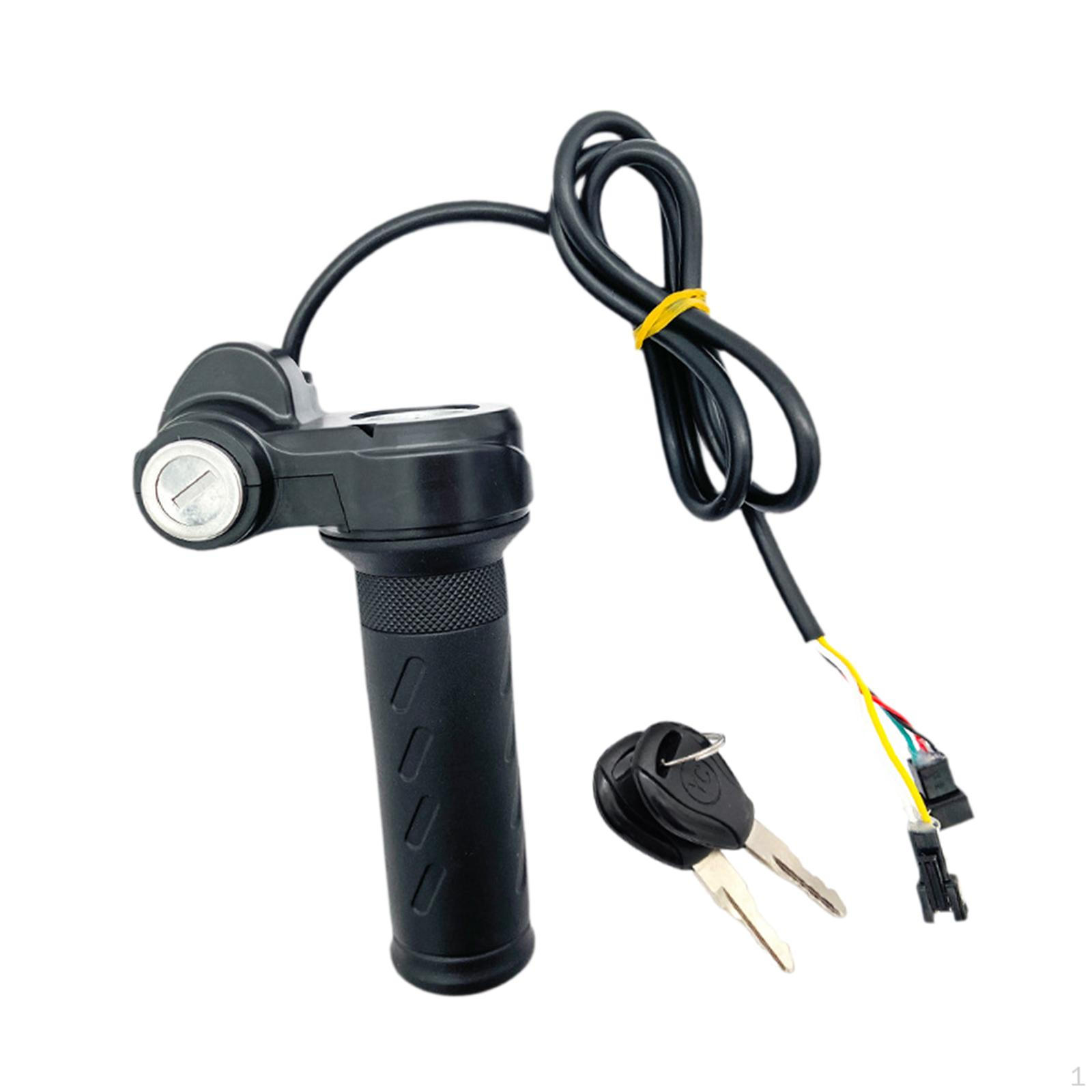 

Electric Bicycle Throttle Grip Refit Fits 22mm Handlebar for Cycling Scooter right install right install