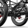 Vélo électrique Onesport OT30 Pro 20" Moteur 500W Vélo cargo électrique pliable Shimano 7 vitesses Freins à disque doubles 48V 18AH Charge maximale 180 kg