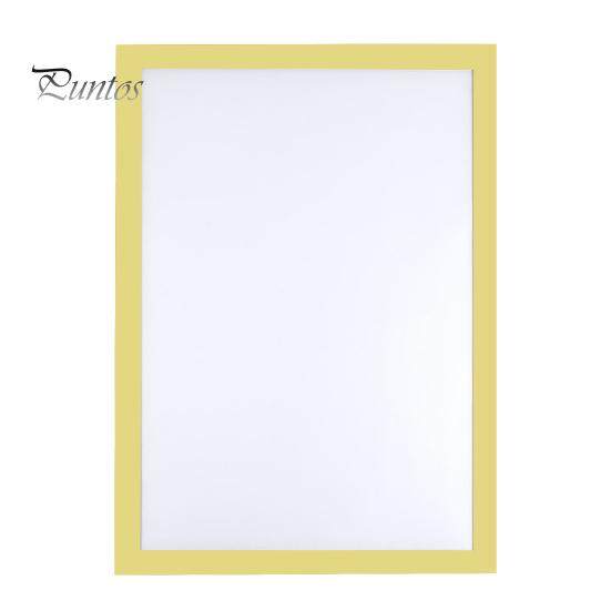 Waterproof Magnetic Display Sign Holder Wall Mount Self-Adhesive Picture Frame Clear Reusable PVC Document for Home School Office Door Refrigerator
