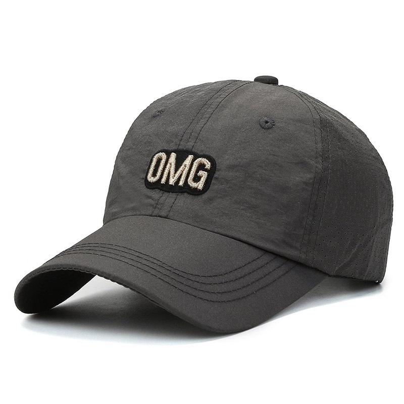 Hat Male Alphabet Baseball Cap, Street Fashion Trendy Hat Male and Female Couples Cap Sun Hat