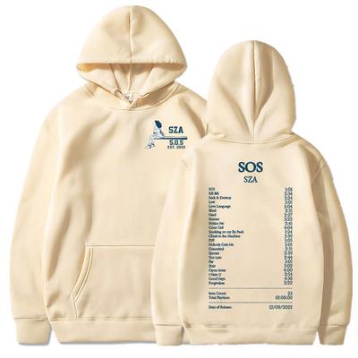 SZA Good Days Graphic Hoodie SOS New Music Album Vintage Sweatshirts Oversized Unisex's Hip Hop Harajuku Pullover Streetwear Unisex