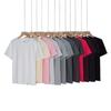 Women's Crew Neck Short Sleeve T-shirt Slim Fit Korean Style Solid Color Basic Tee