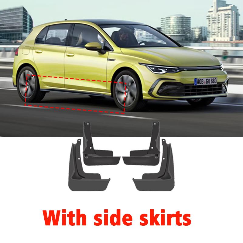 Car Mudguards For Volkswagen VW Golf MK8 Accessories R-Line GTI GTD GTE     2024 Mud Flaps Splash Guards Fenders