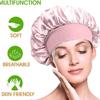 High Elastic Satin Night Cap - Beauty & Hair Care Headscarf for Women