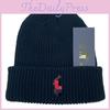 Вязаная шапка-бини с вышивкой с узором «Пони» для зимней уличной одежды для мужчин