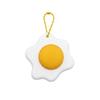 Boys Girls Simulation Fried Egg Pendant Sensory Bag Pendant Fidget Keychain 3D Printed Funny Finger Button Pendant ADHD Anxiety