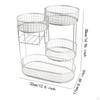 Countertop Fruit Basket Serving Stand Space Saving Party Wrought Iron Multi-Tier Vegetable Storage