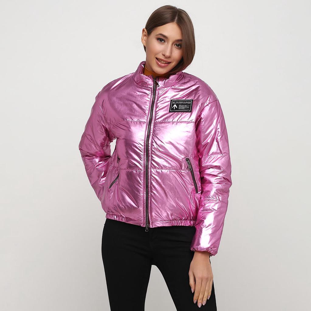 shiny pink jacket