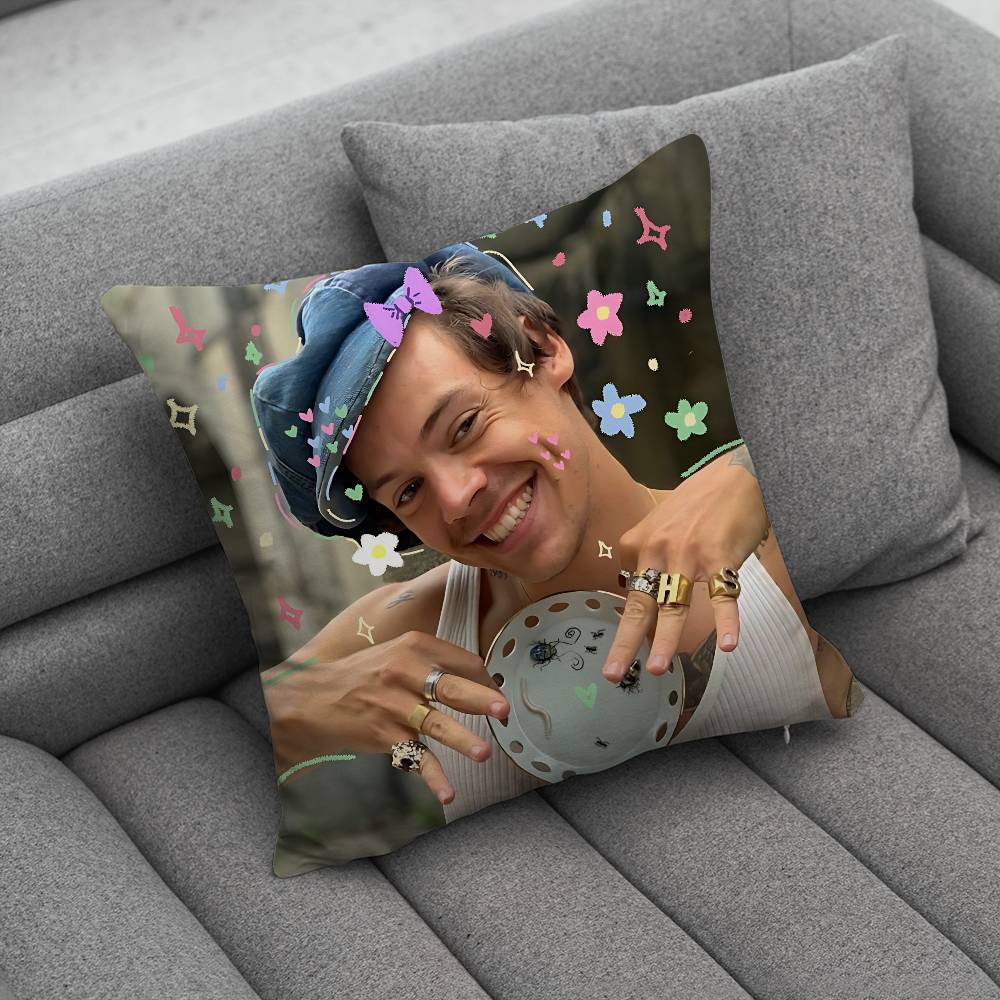 HHaRRy Music Styles Creative Patterned Pillowcases for Interior Decoration Office Living Room Home