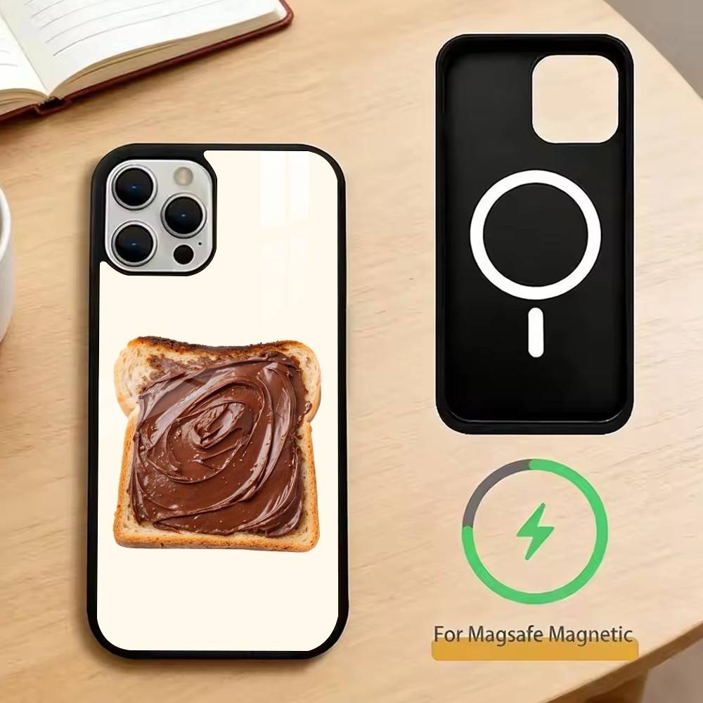 

Соблазнительный хлеб Чехол для телефона для iPhone 17, 16, 15, 14, 13, 12, 11 Plus, Pro Магнитный с Magsafe Беспроводная зарядка iPhone17Pro