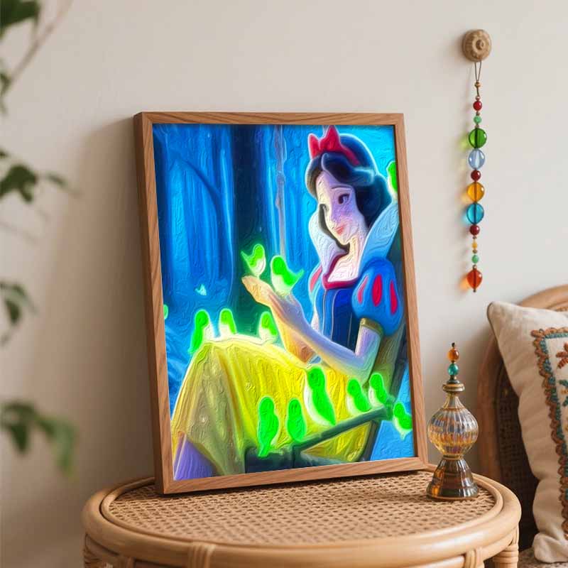 Disney Snow White Painting Kit Home Decor Craft Perfect Gift Idea Artistic Creation