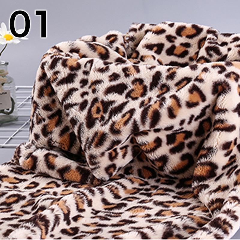 

50*160 см мягкая искусственная кроличья меховая ткань с леопардовым узором утолщенная плюшевая ткань для самостоятельного изготовления шарфа, пальто, ковра, материала для фонов, реквизита