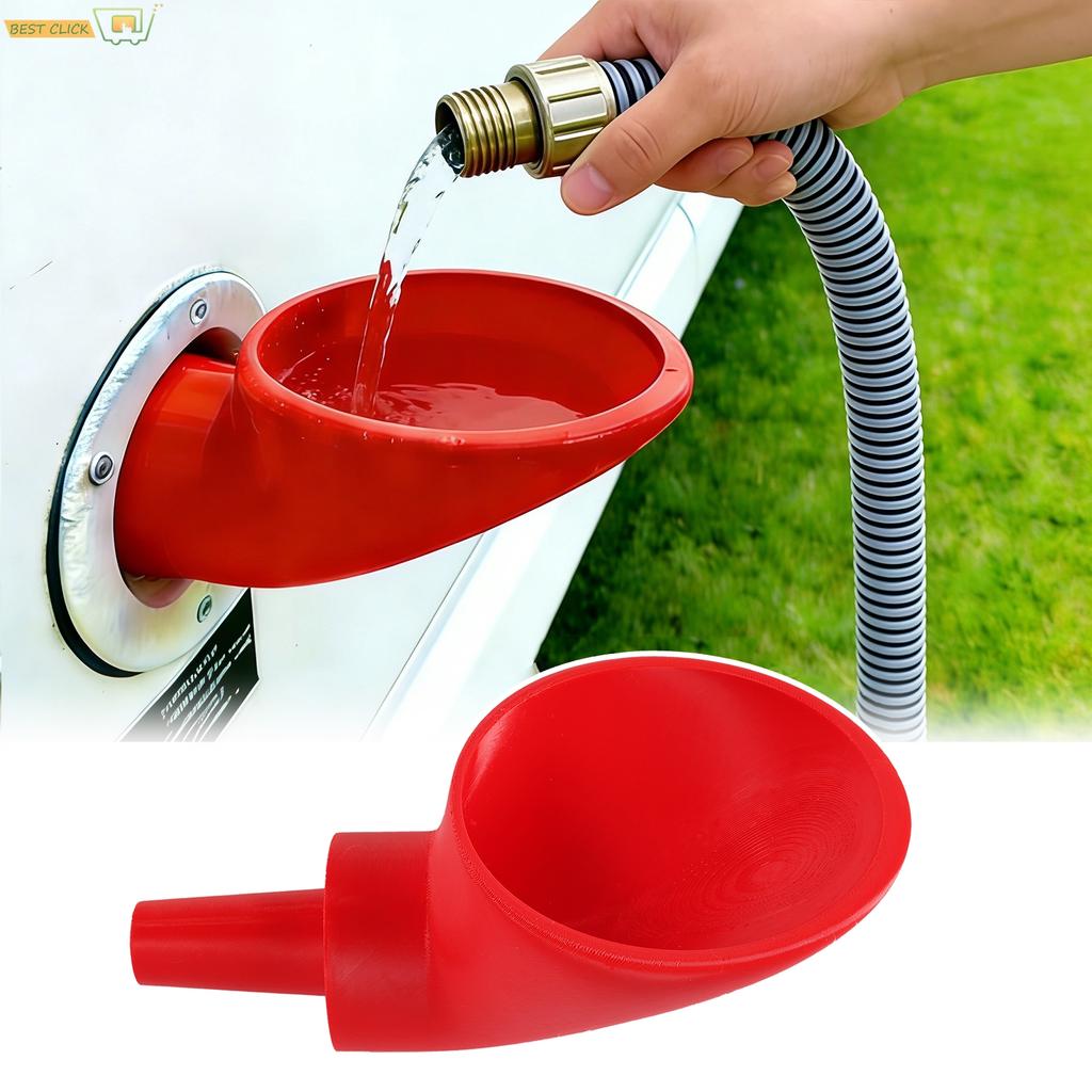 Water Filler Funnel for Campers Campervans RV Caravan Tent Travel Trailers Pop-up Campers Reduces Splashes Manual Water Filling