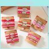 Love Heart Soft Clay Bracelets Set For Women With Pink Acrylic Letter Beads Hand Jewelry Gift