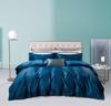 50S Pure Cotton Sateen Solid Color Brocade Fabric Duvet Cover & Bed Sheet Hotel Collection