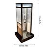 Retro Vintage Große Telefonzelle Lampe Klassische Telefonzelle Tischlampe Mit Warmem LED-Licht Telefonzelle Dekorative Nachtleuchte