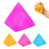 Stress Relief Geometric Solid Toy Frosted 3D Shape Squeeze Sensory Toy Kids Adults Decompression Geometric Block Fidget Toy