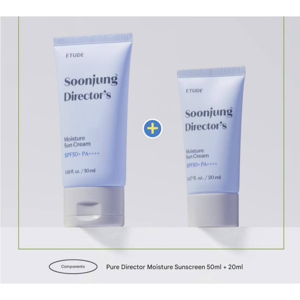 ETUDE HOUSE Soonjung Director's Moisture Sun Cream  50ml +20ml