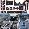 Center Console Liner for Hyundai Kona Accessories (SEL Convenience, N-line, Limited) 2024 2025, Cup Holder Mat, Non-Slip Dust Interior,  Rubber