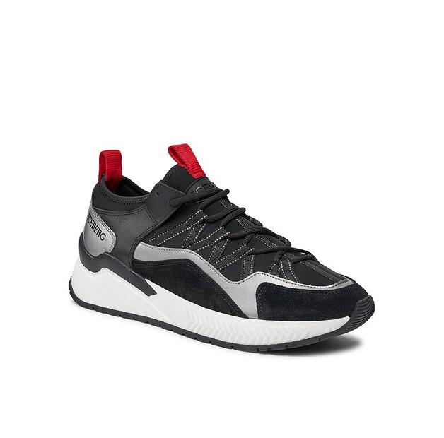 Мужские кроссовки Iceberg Gomera iu1638 чёрные