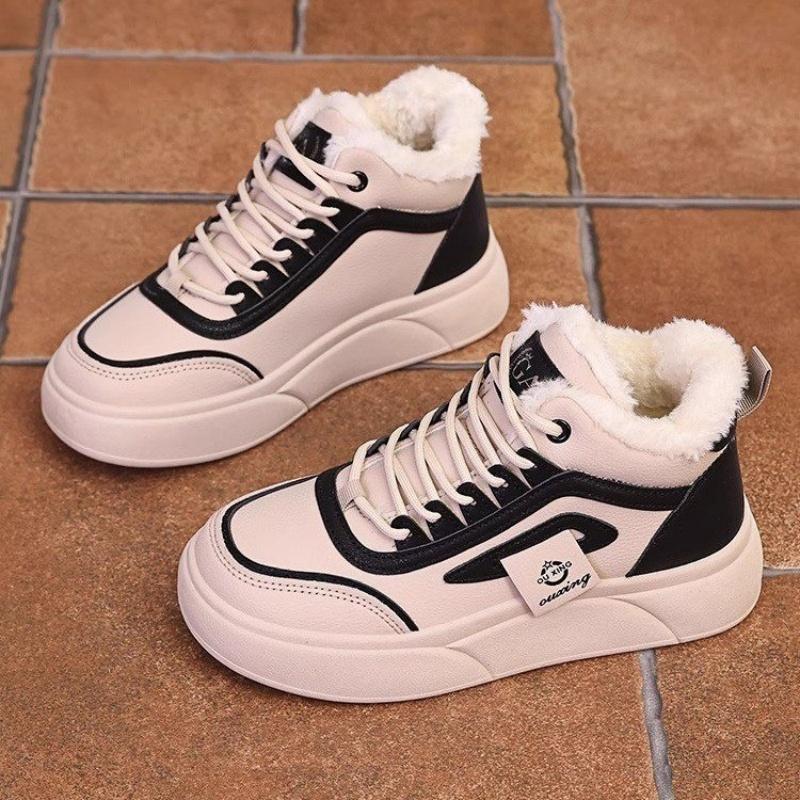 

Элегантные Сексуальные Зимние Теплые и Повседневные Снежные Ботинки Модный Новый Стиль Удобные Нескользящие Износостойкие Спортивные Женские Ботинки 35