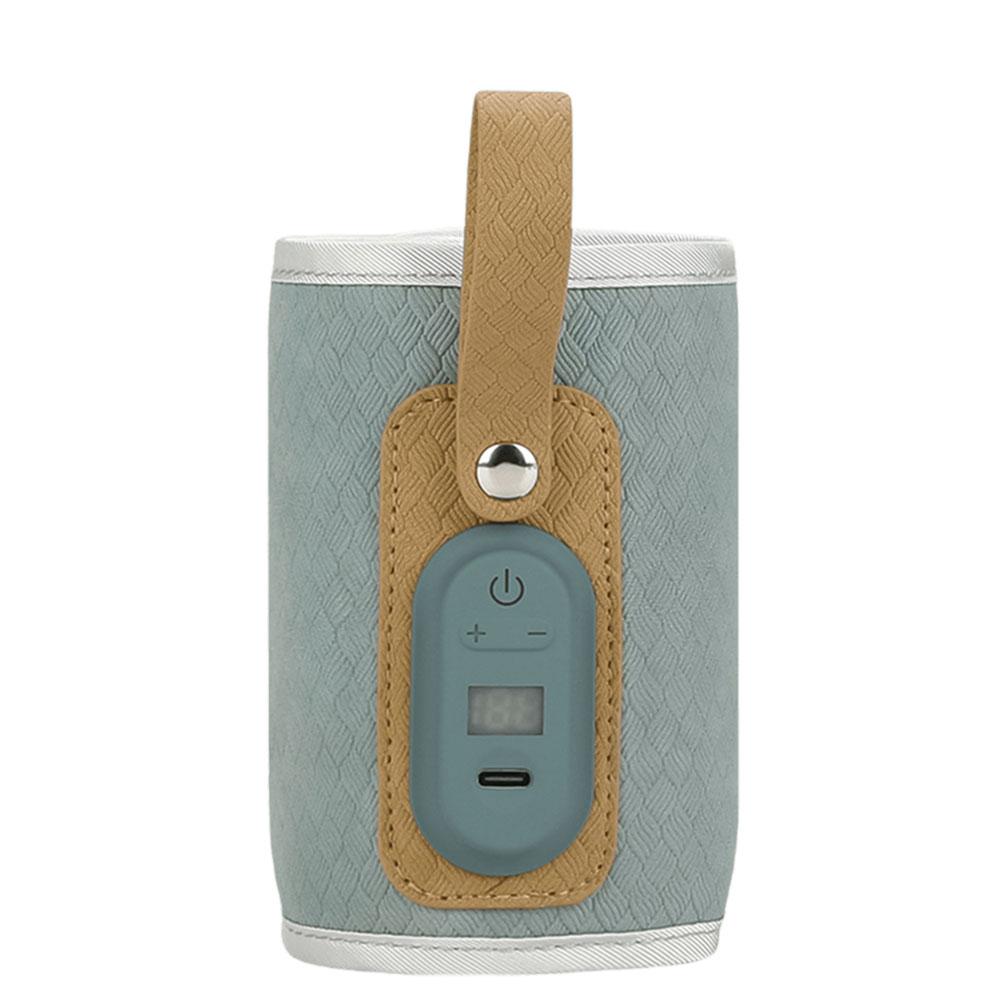 Baby Milk Warmer USB Powered Digital Display Baby Nursing Bottle Heater Portable Bottle Warmer for Baby Children Outdoor Travel
