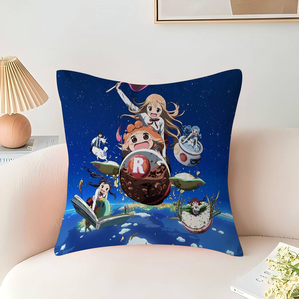 Anime H-Himouto Umaru-chan Kissenbezug Zoll Bauernhaus Dekor Heim Überwurfskissenbezüge für Couch Dekorationen