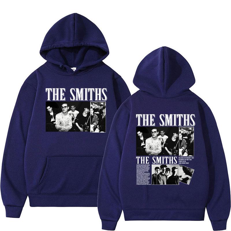 The Smiths The Queen Is Dead Print Hoodie Morrissey Marr Punk Rock Band Vintage Harajuku Men Women Oversized Long Sleeve