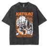 Washed Tee Japan Anime My Hero Academia Bakugou Katsuki Casual T Shirt Men's Women Harajuku Summer Fashion T-shirt20