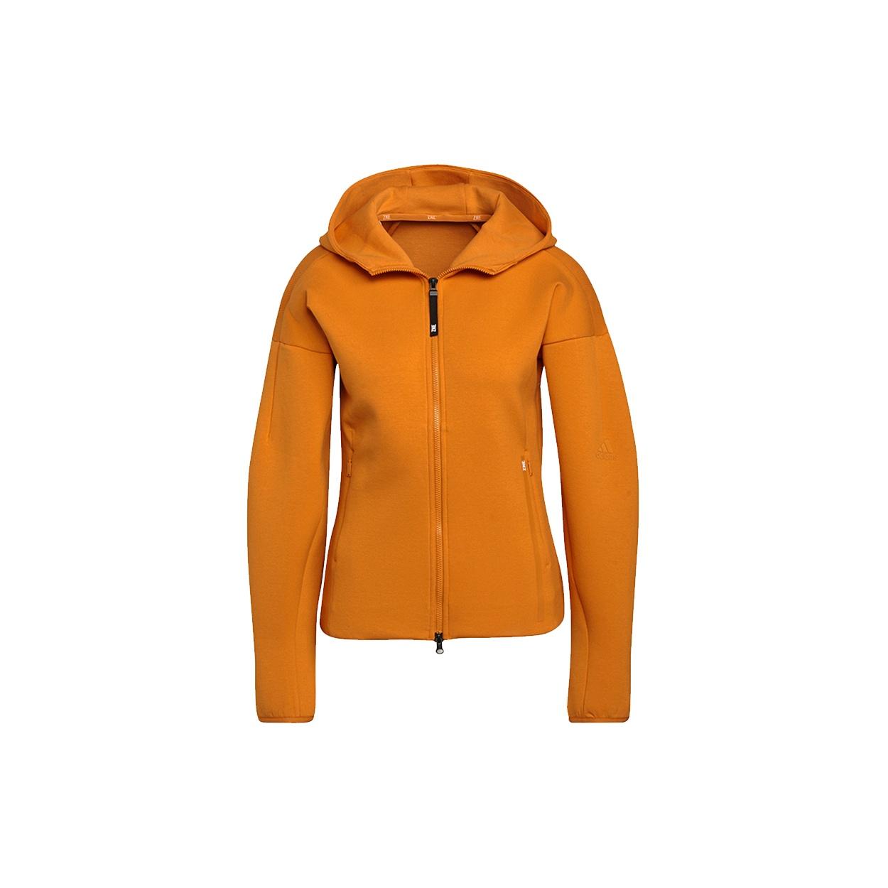 (WMNS) adidas ZNE Sportswear Hoodie Asia Sizing Orange Women s H34467 S
