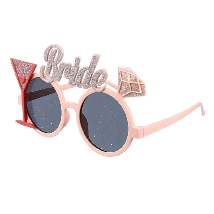 Amusing Novelty Wedding Glasses Plastic Frame Playful Reception Eyewear For Brides Grooms Lightweight Durable Party Accessories